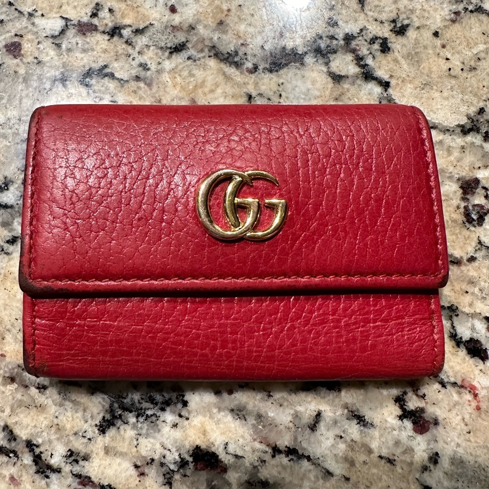Gucci leather key case